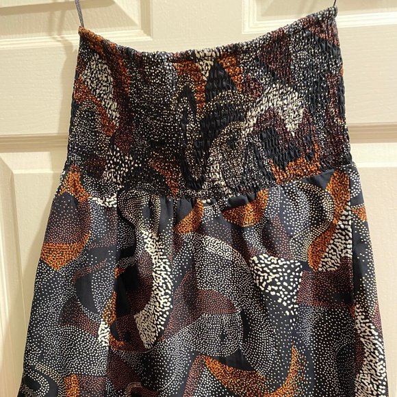Roxy Sleeveless Smocked Tube Top Size Medium Roxy - Picture 1 of 3